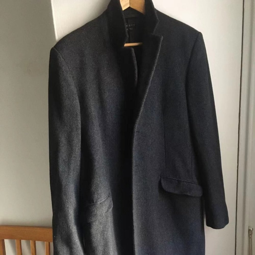 theory cashmere coat-M